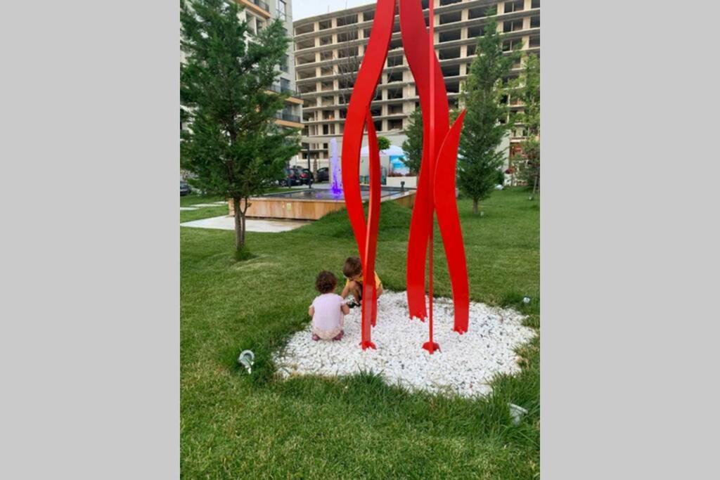 Andreve Apartment By Onix Blue Mamaia Nord, Baby Friendly, Private Parking Navodari Bagian luar foto