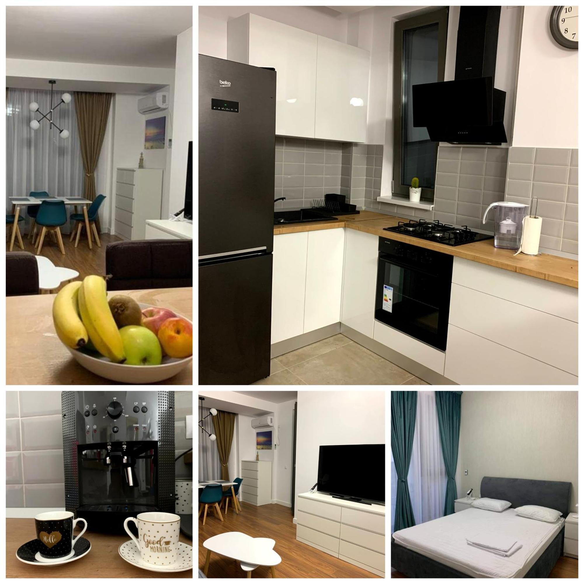 Andreve Apartment By Onix Blue Mamaia Nord, Baby Friendly, Private Parking Navodari Bagian luar foto